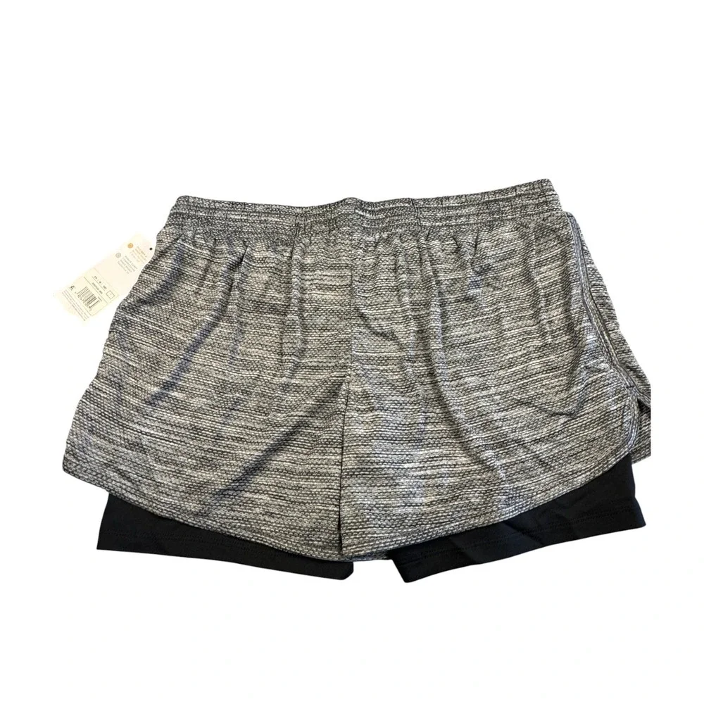 Champion C9 DuoDry+ Women's 2-in-1 Running Shorts Size L Gray NWT - Picture 6 of 12